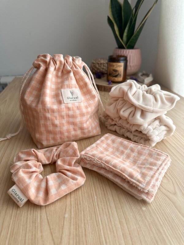 Kit cuidado facial peach Glarual Ecoshop