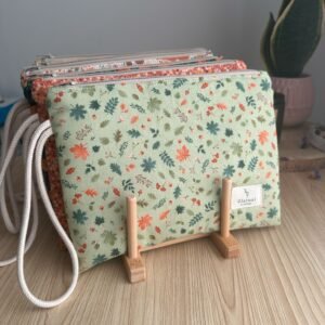 Neceser Otoño Hojas fondo verde