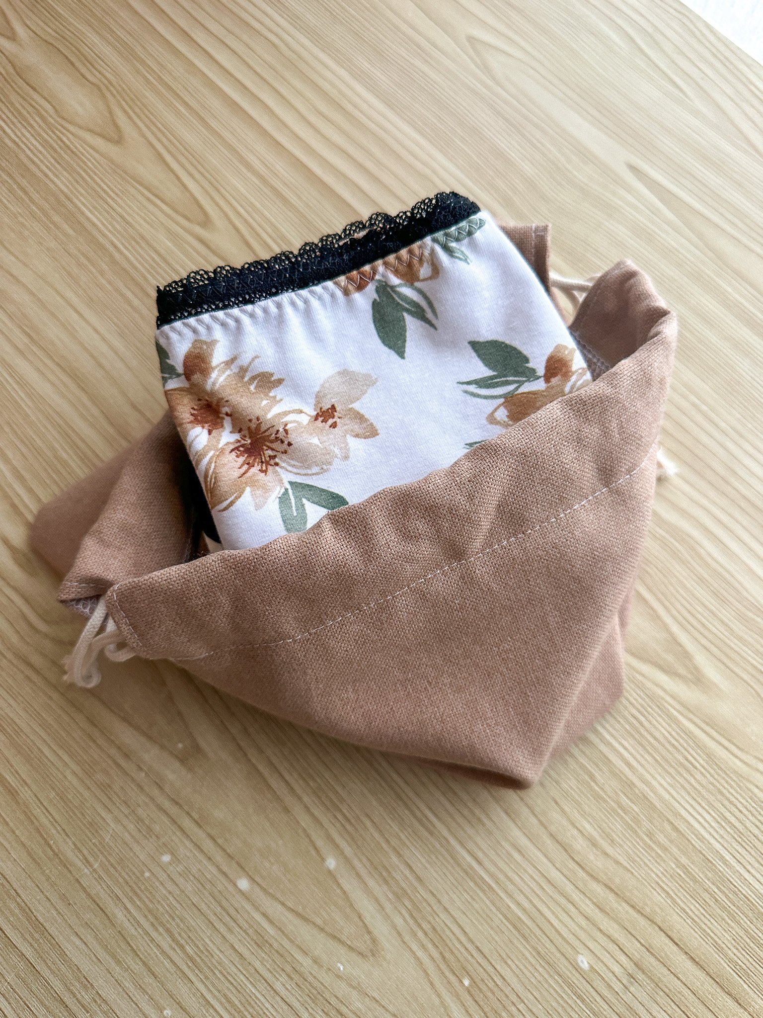 bolsa de tela para bragas menstruales glarual ecoshop