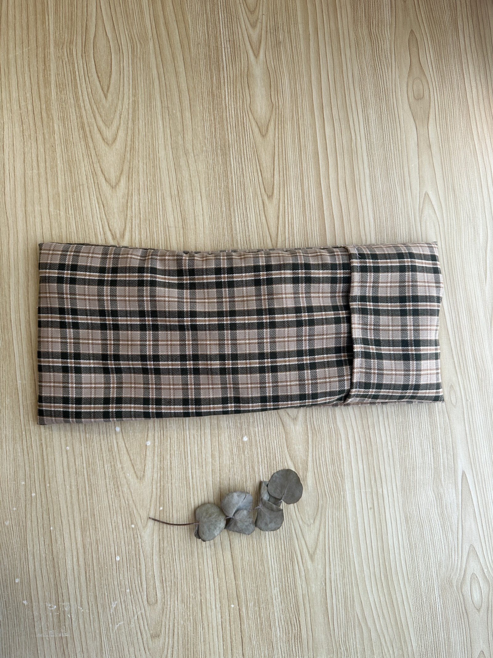 Saco termino de trigo y lavanda estampado Claire con funda extraible Glarual Ecoshop