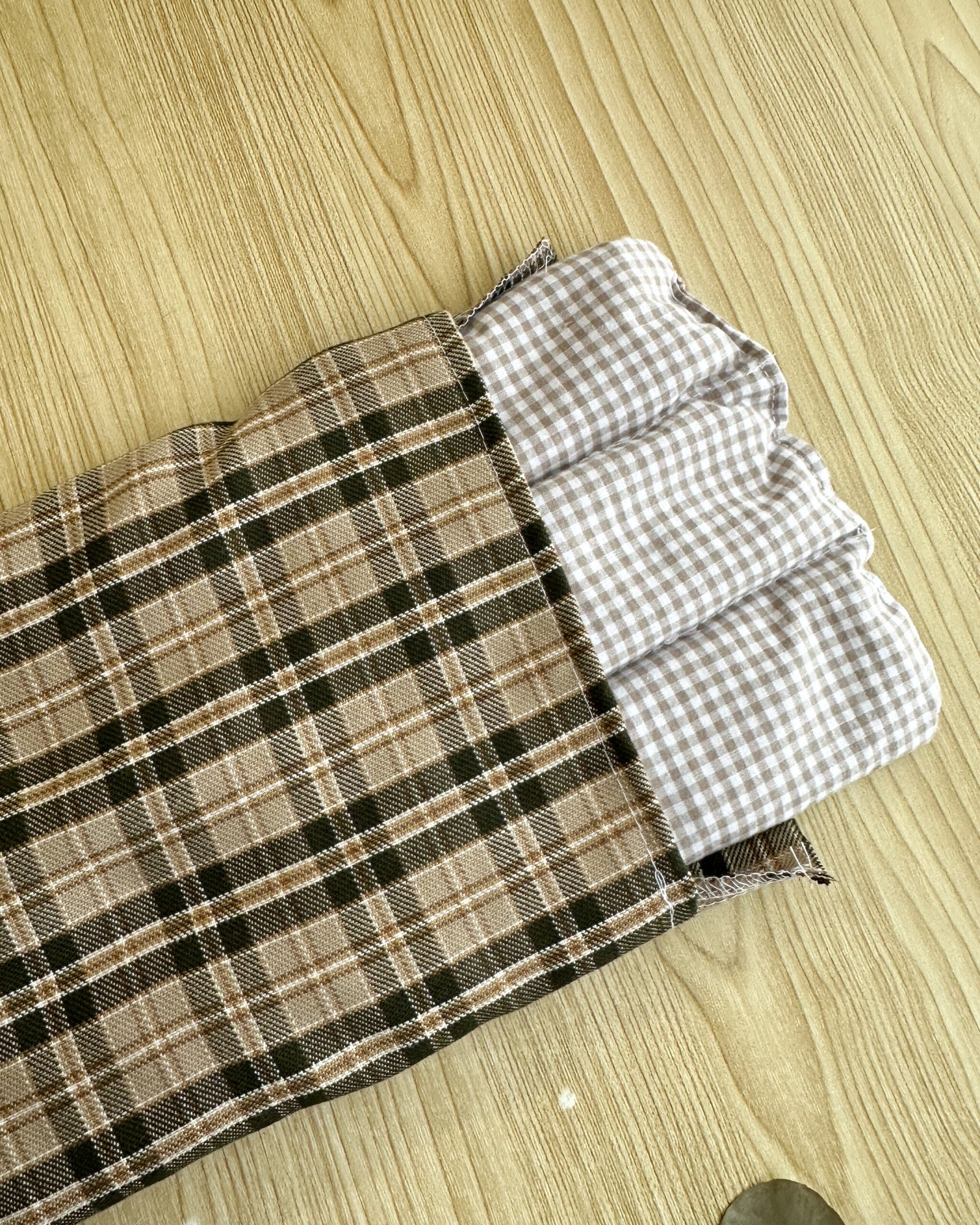 Saco termino de trigo y lavanda estampado Claire con funda extraible Glarual Ecoshop