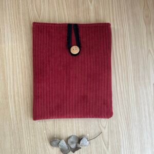 Funda libro pana roja Glarual